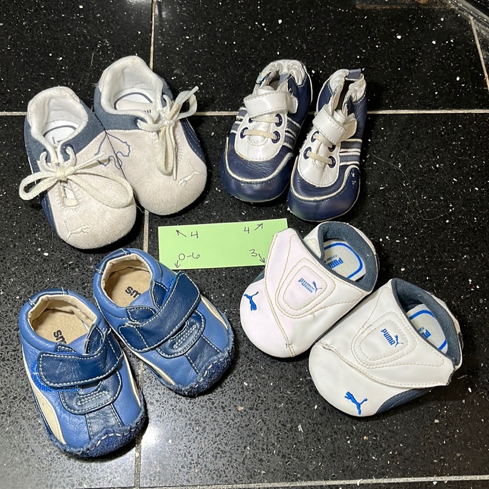 Baby shoe bundle: Robeez, Puma, & Smaller by See Kai Run